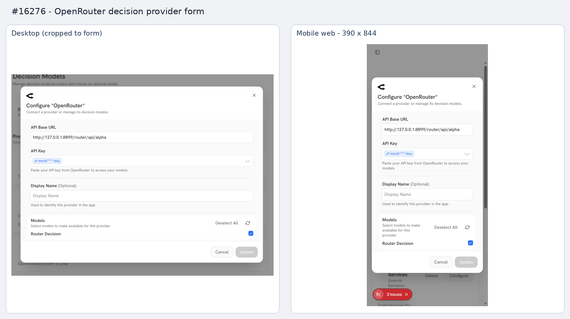 OpenRouter decision provider