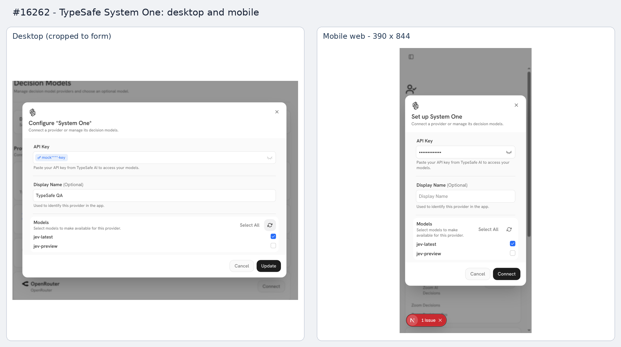 TypeSafe desktop and mobile